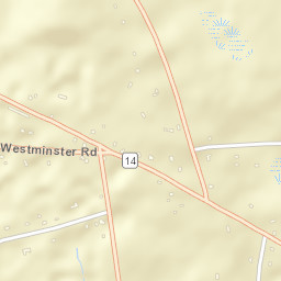 Westminster Connecticut Street Map