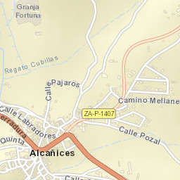 Alcañices Street Map