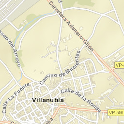 Villanubla Street Map