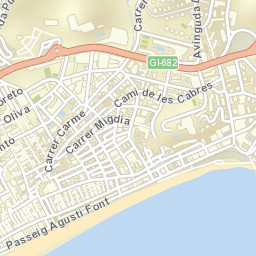 Lloret de Mar Street Map