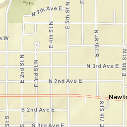 101-199 1st Street North Newton IA Street Map