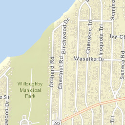 Arrowhead Beach Ohio Street Map