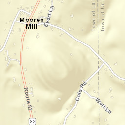 Moores Mill New York Street Map