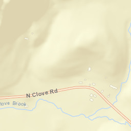 North Clove New York Street Map