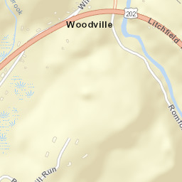Woodville Connecticut Street Map