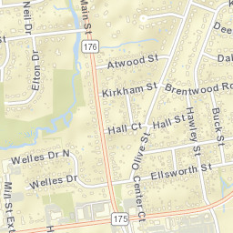 Newington Connecticut Street Map