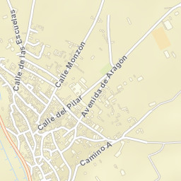 Belver de Cinca Street Map