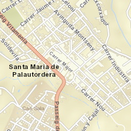 Santa Maria de Palautordera Street Map