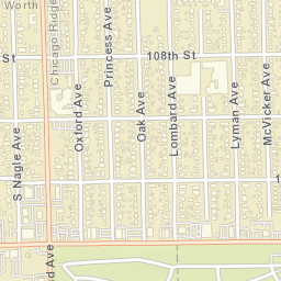 6099 West 110th Street, Chicago Ridge, IL Street Map