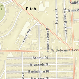 Fitch Ohio Street Map