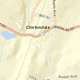 Clintondale New York Street Map