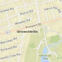 Griswoldville Connecticut Street Map