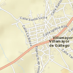 Villamayor de Gállego Street Map