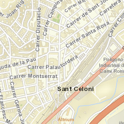 Sant Celoni Street Map