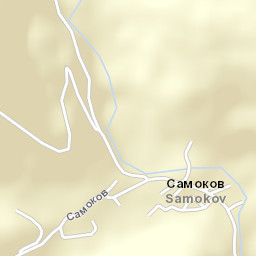 Samokov Street Map