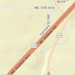 6805-6831 Northeast Hubbell Avenue, Bondurant Street Map