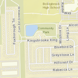 691-697 Bluebird Dr Bolingbrook IL Street Map