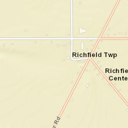 Richfield Center Ohio Street Map