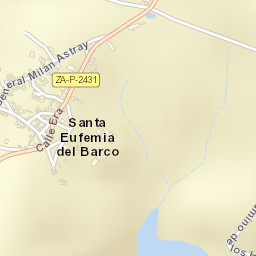 Santa Eufemia del Barco Street Map