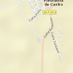 Piedrahita de Castro Street Map