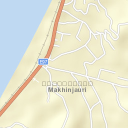 Makhinjauri Street Map