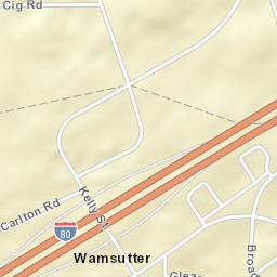 I-80 Wamsutter WY 82336 America Street Map