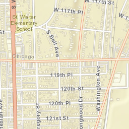 11842-11848 S Vincennes Ave, Chicago, IL Street Map