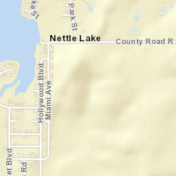 Nettle Lake Ohio Street Map