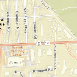 Central Avenue Park Ohio Street Map