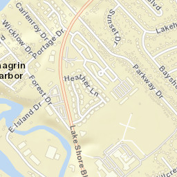 Chagrin Harbor Ohio Street Map