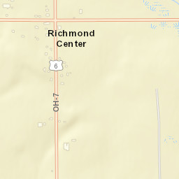 Richmond Center Ohio Street Map