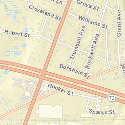 Plainville Connecticut Street Map