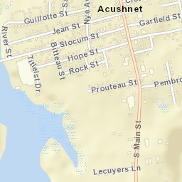 Acushnet Street Map