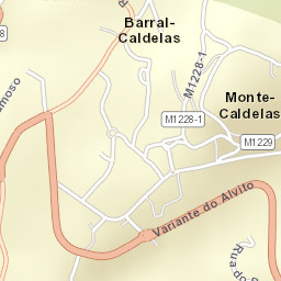 Caldelas Street Map