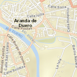 Aranda de Duero Street Map