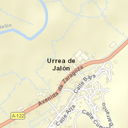 Urrea de Jalón Street Map