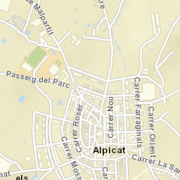 Alpicat Street Map