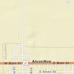 Alvordton Ohio Street Map