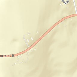 Coopers Corners New York Street Map