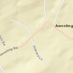Awosting New York Street Map