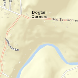 Dogtail Corners New York Street Map