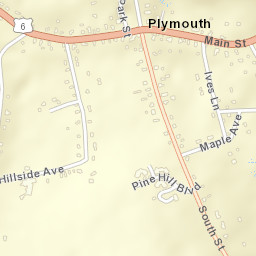 Plymouth Connecticut Street Map