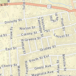 Bristol Connecticut Street Map