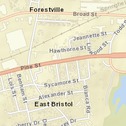 East Bristol Connecticut Street Map