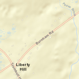 Liberty Hill Connecticut Street Map