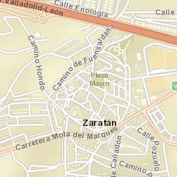 Zaratán Street Map