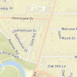 Oak Hill Village Ohio Street Map