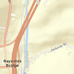 Reynolds Bridge Connecticut Street Map