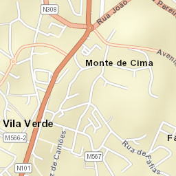 Vila Verde Street Map
