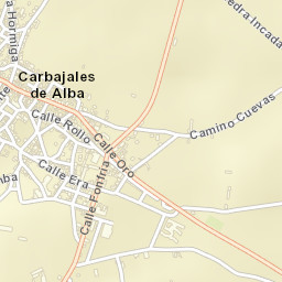Carbajales de Alba Street Map